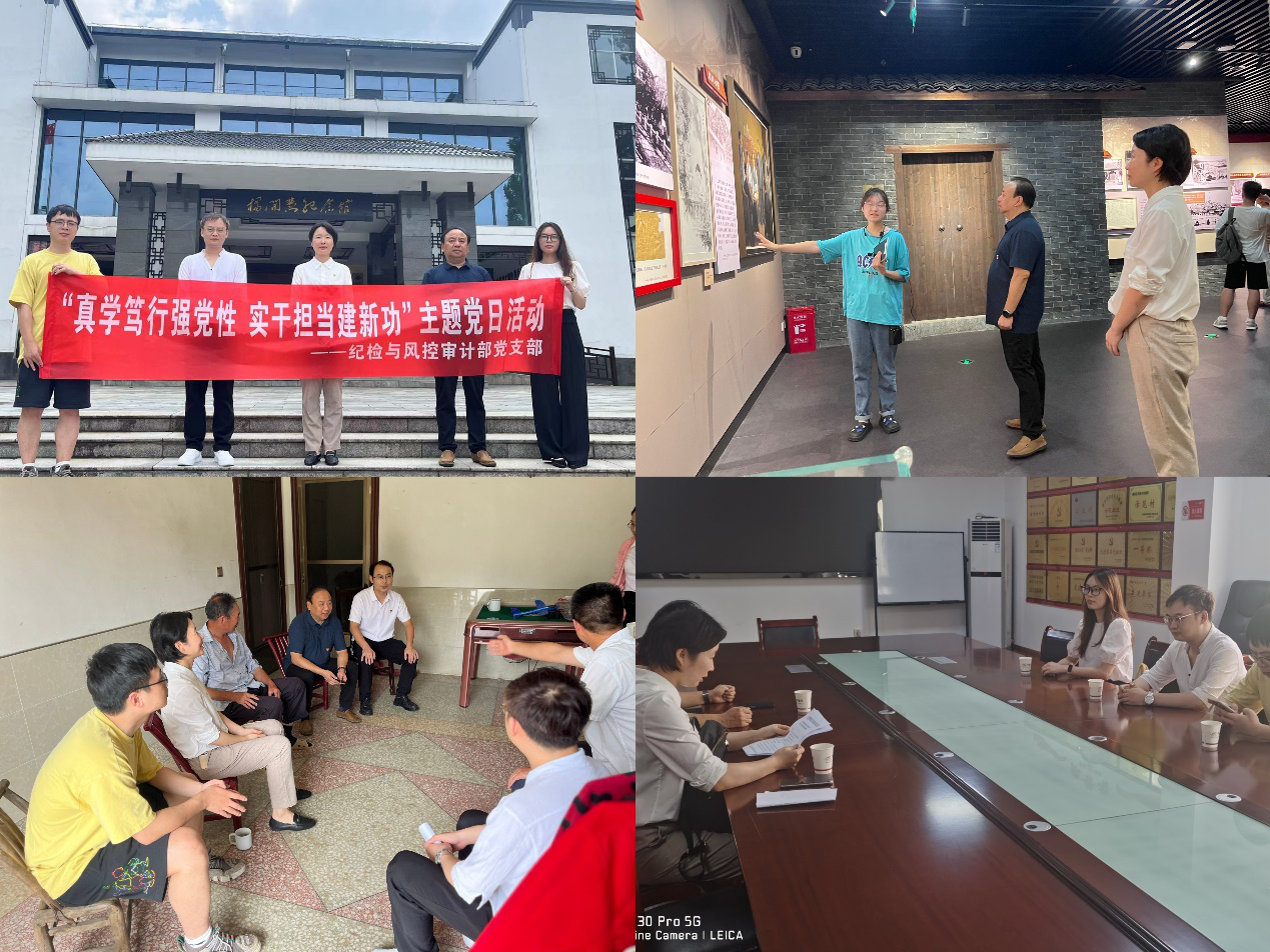 乐鱼平台_乐鱼(中国)一站式服务平台纪检与风控审计部党支部开展“真学笃行强党性 实干担当建新功”主题党日活动